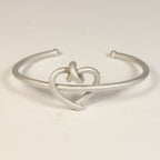 Armreif / Spange Herz rund