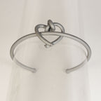 Armreif / Spange Herz rund