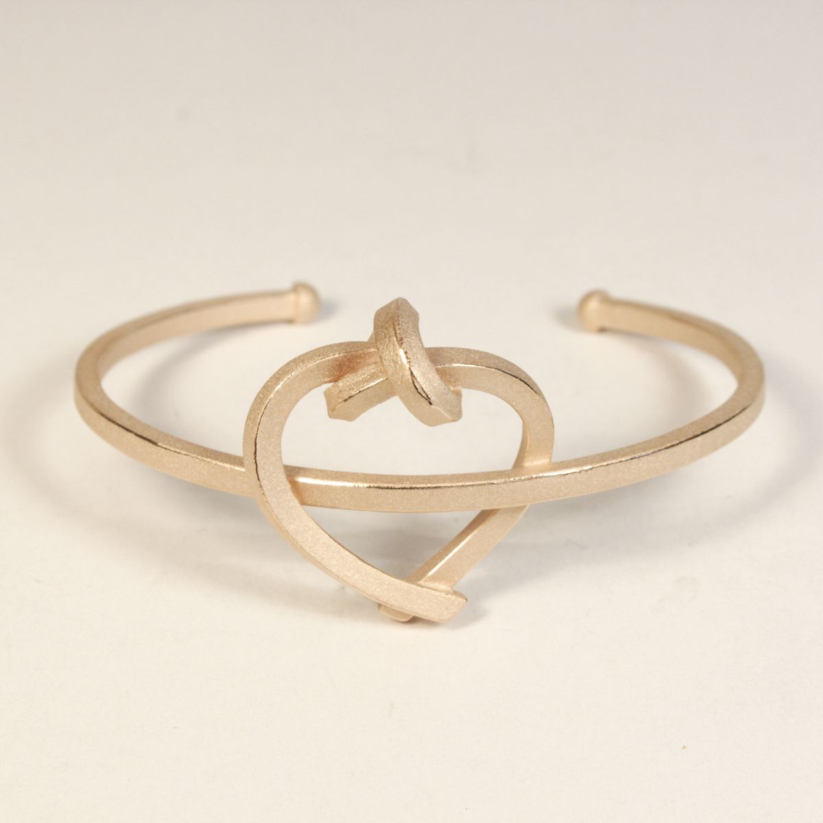 Armreif / Spange Herz kantig