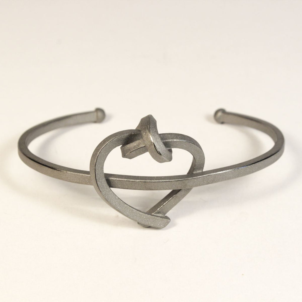 Armreif / Spange Herz kantig