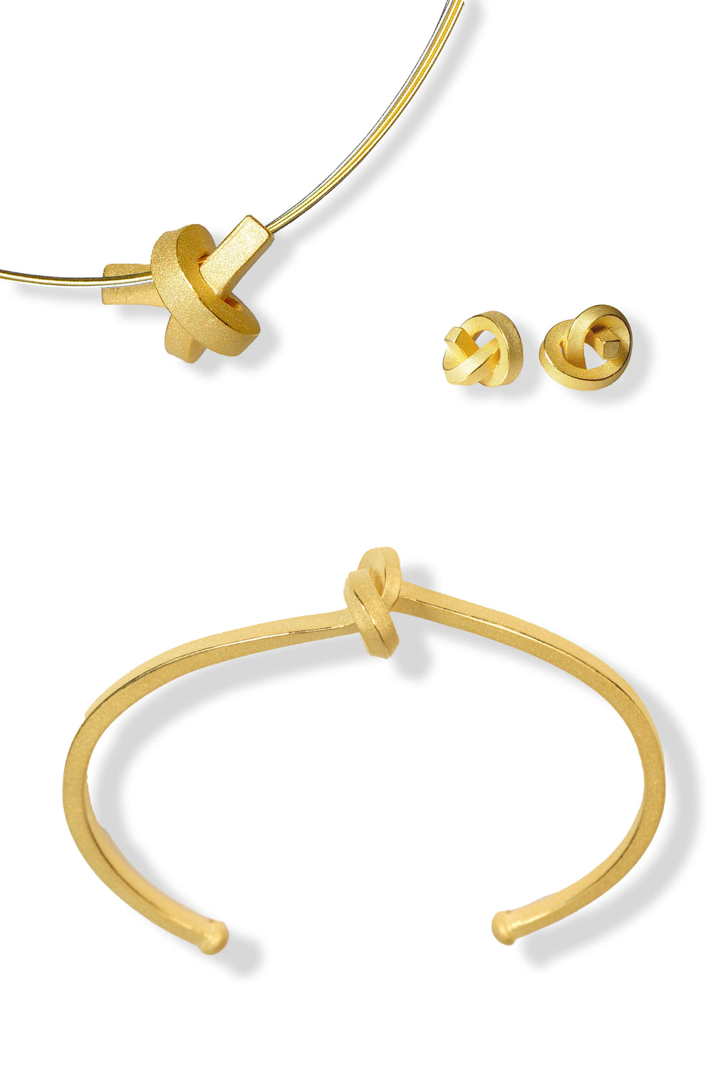 SET: Knoten kantig: Hals, Arm, Ohr