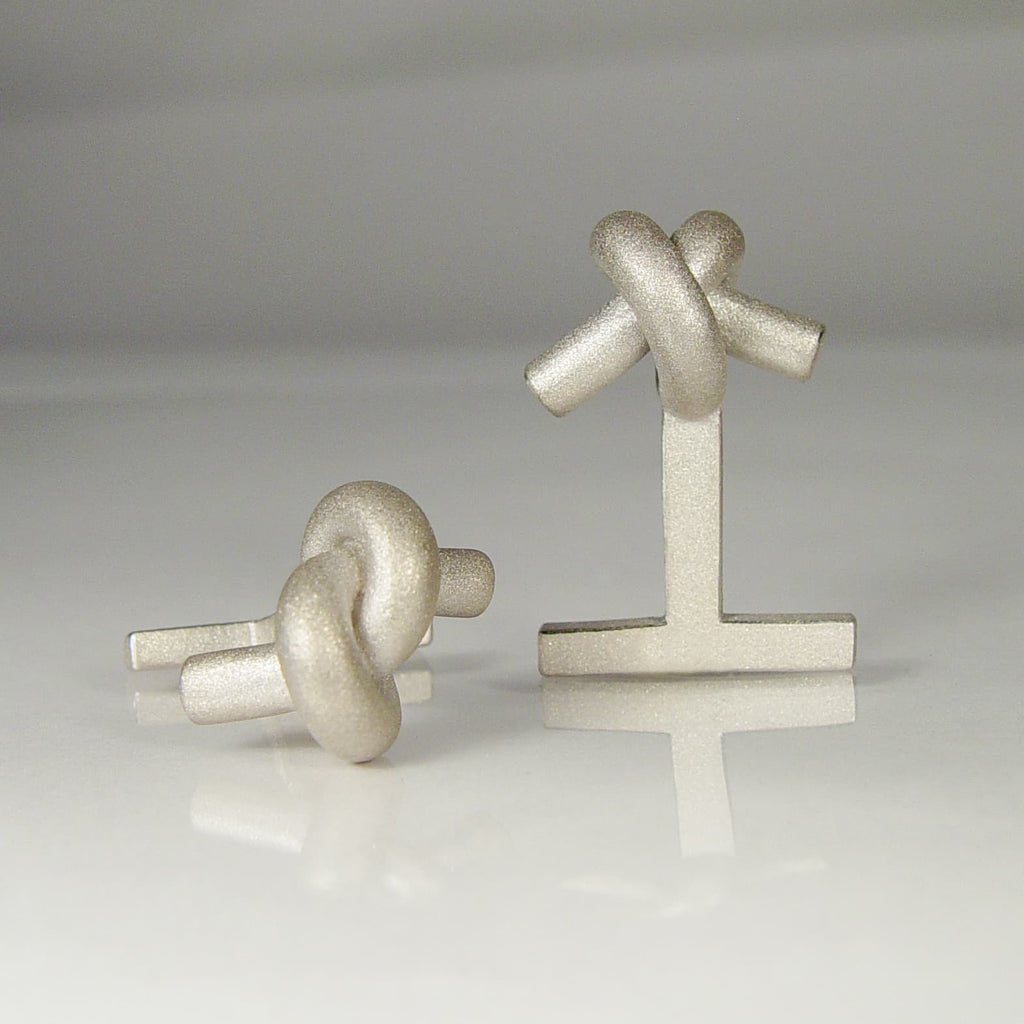 MAN 2 - Manschettenknöpfe Knoten rund