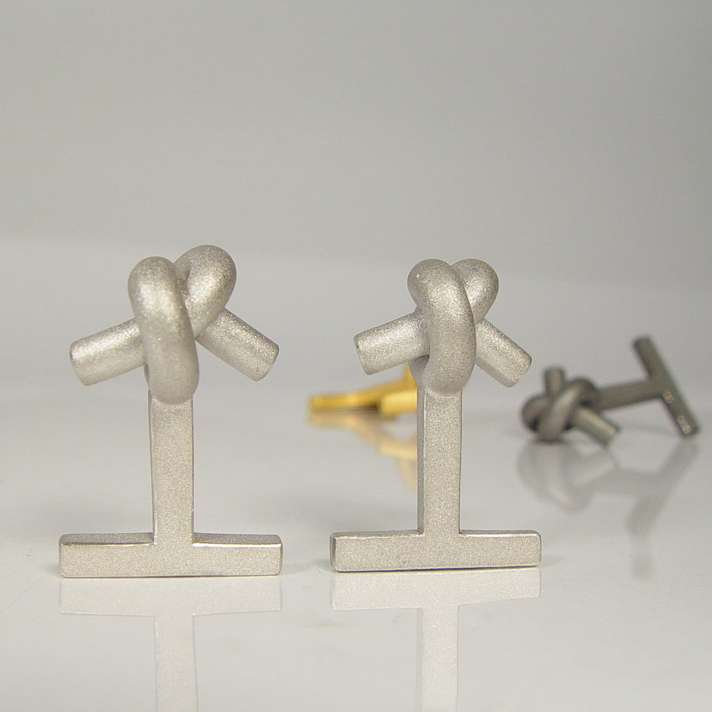 MAN 2 - Manschettenknöpfe Knoten rund