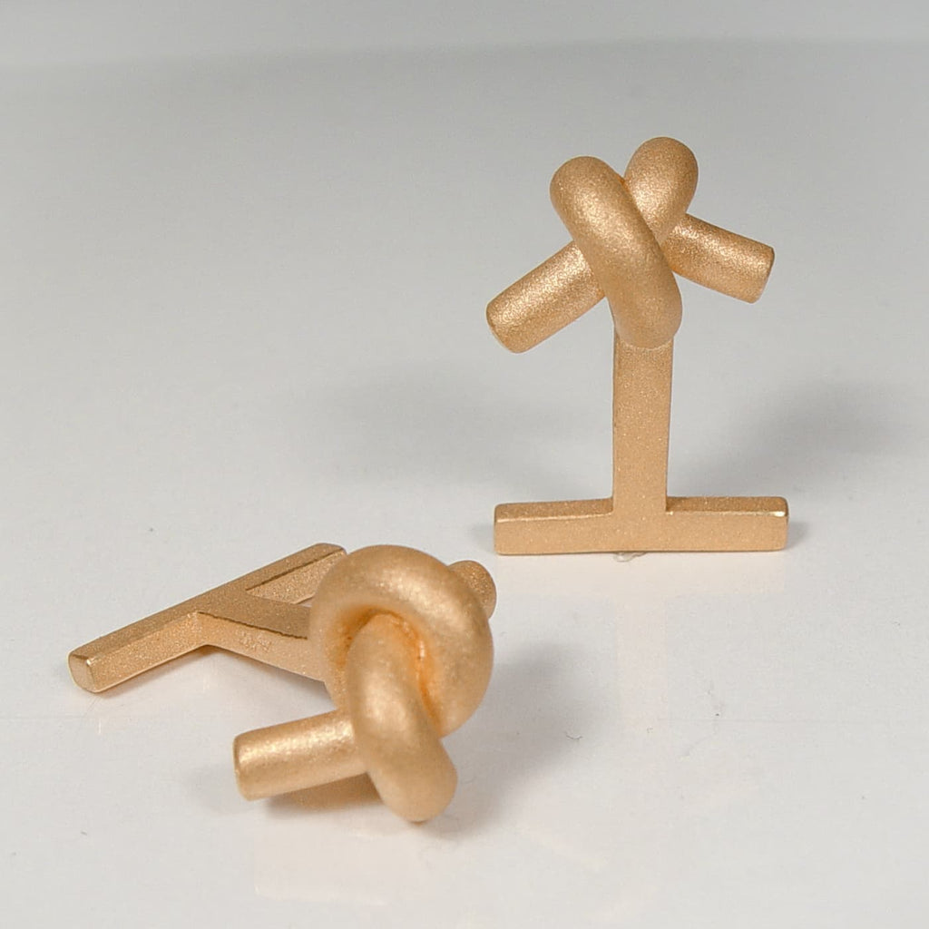 MAN 2 - Manschettenknöpfe Knoten rund