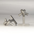 MAN 2 - Manschettenknöpfe Knoten rund