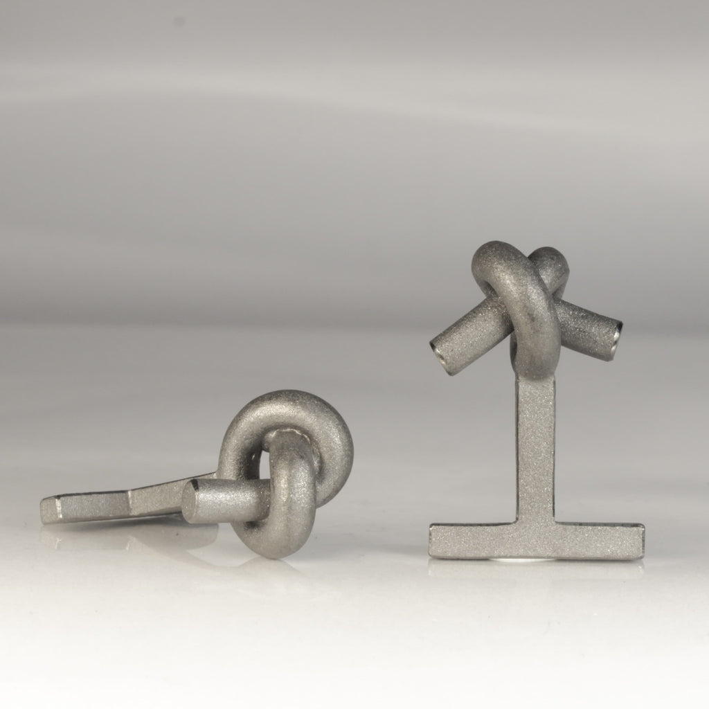 MAN 2 - Manschettenknöpfe Knoten rund