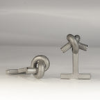 MAN 2 - Manschettenknöpfe Knoten rund