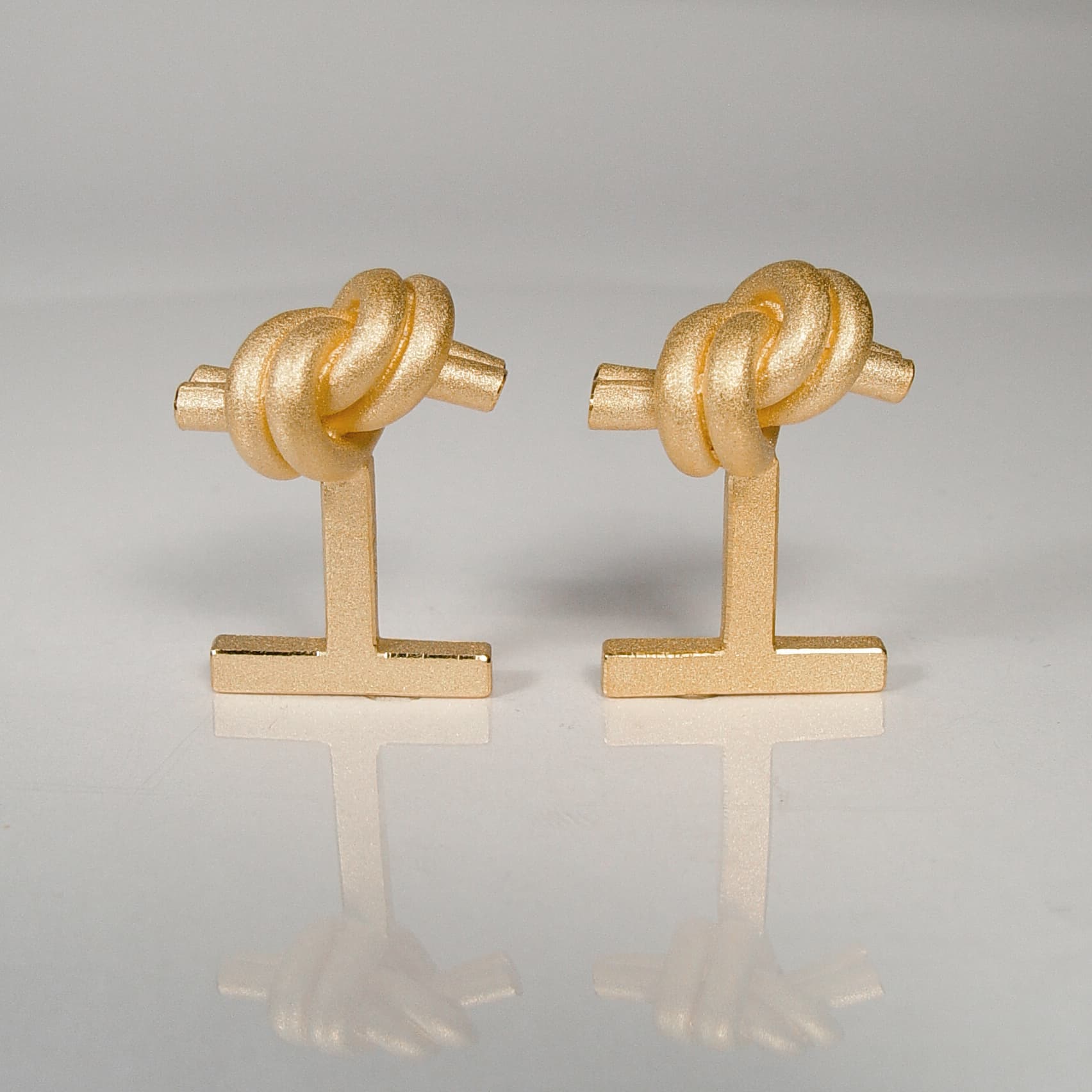 MAN 3 - Manschettenknöpfe Knoten doppelrund