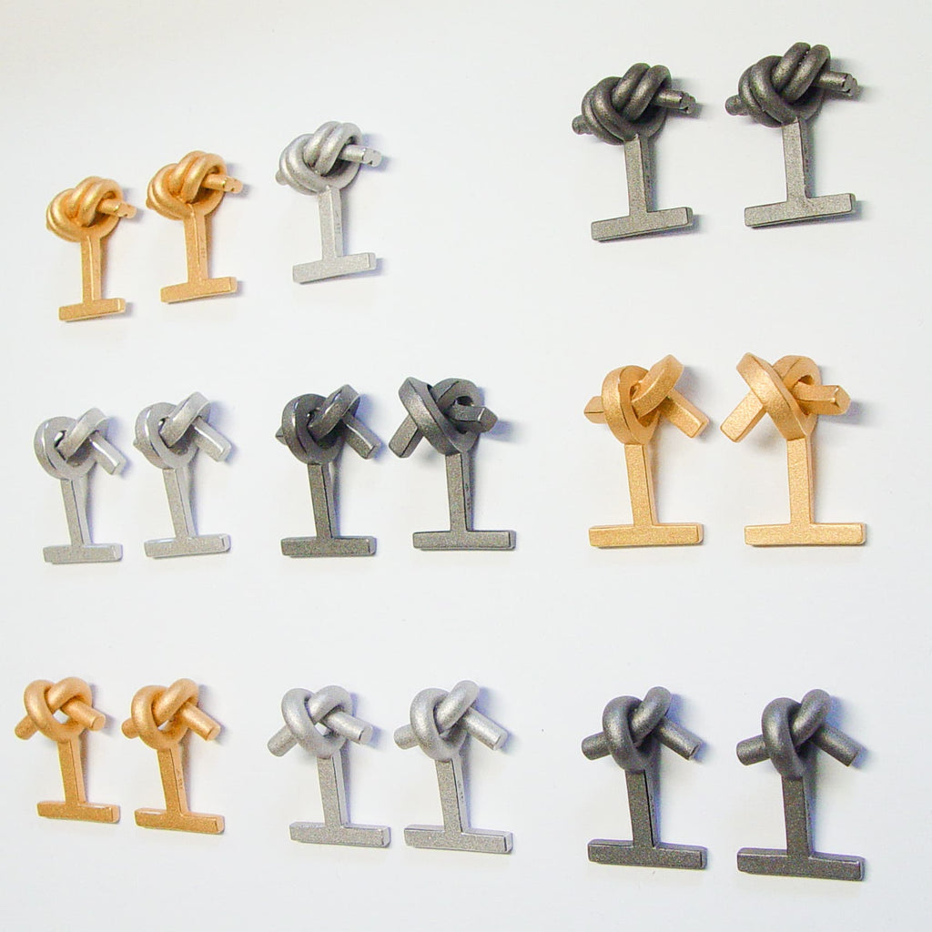 MAN 3 - Manschettenknöpfe Knoten doppelrund