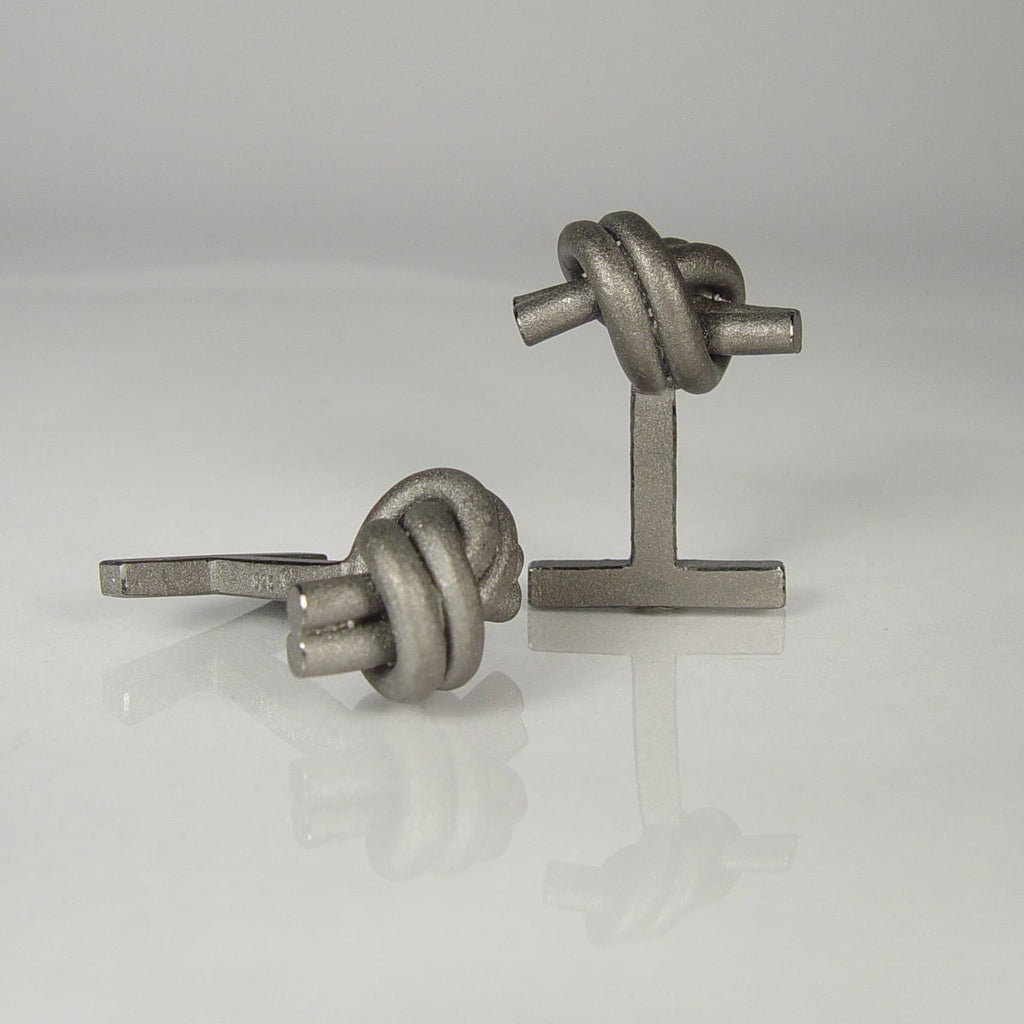 MAN 3 - Manschettenknöpfe Knoten doppelrund
