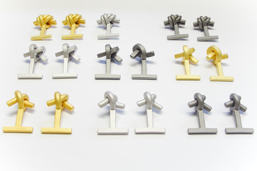MAN 3 - Manschettenknöpfe Knoten doppelrund