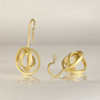 Ohrhänger Kugel Knoten