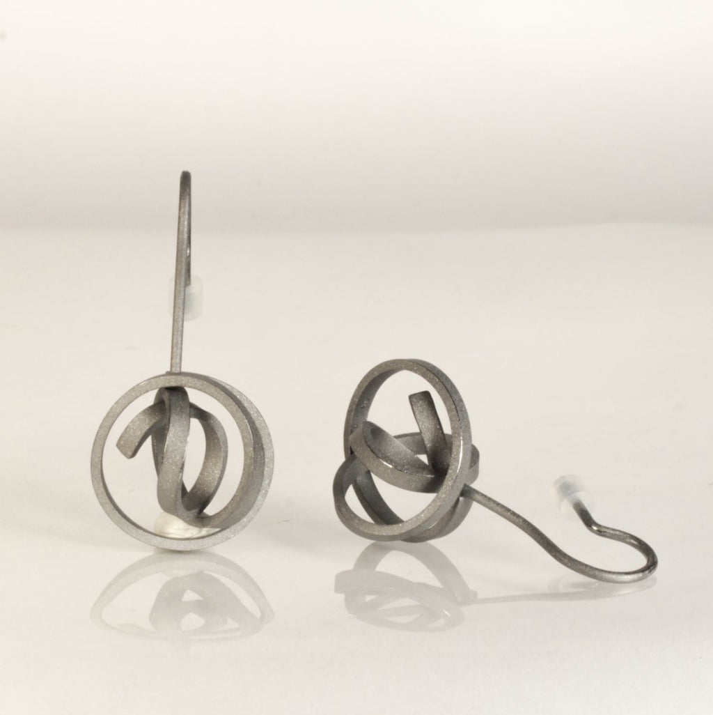 Ohrhänger Kugel Knoten