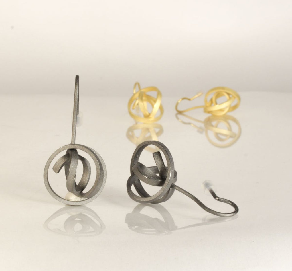 Ohrhänger Kugel Knoten