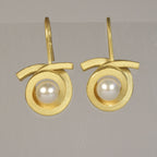 Ohrhänger Perl Spirale