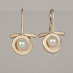 Ohrhänger Perl Spirale