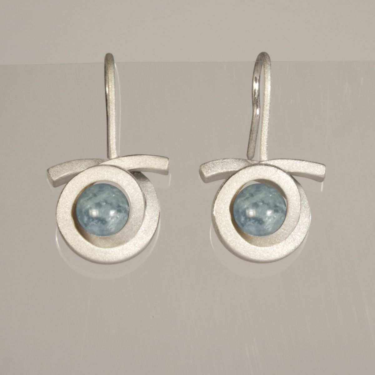 Ohrhänger Perl Spirale