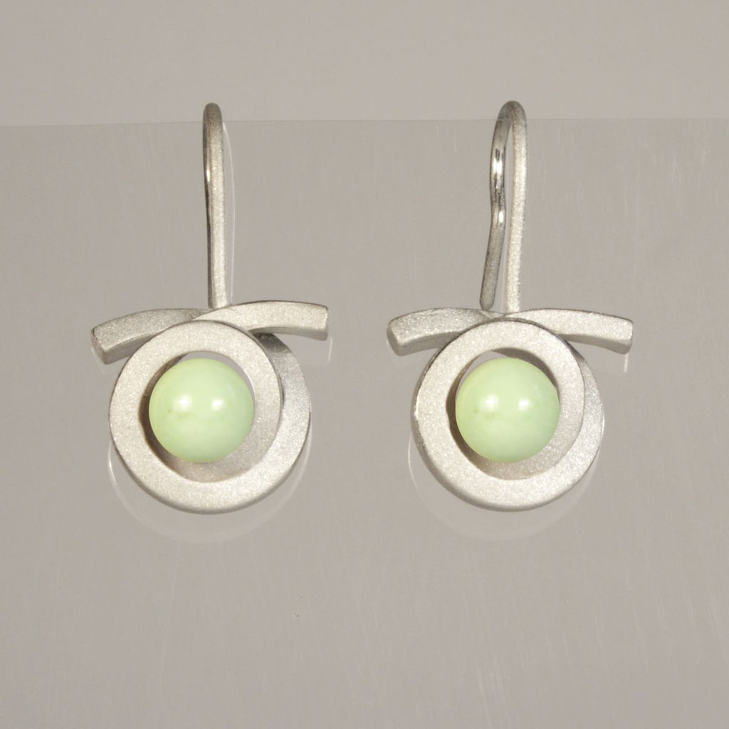 Ohrhänger Perl Spirale