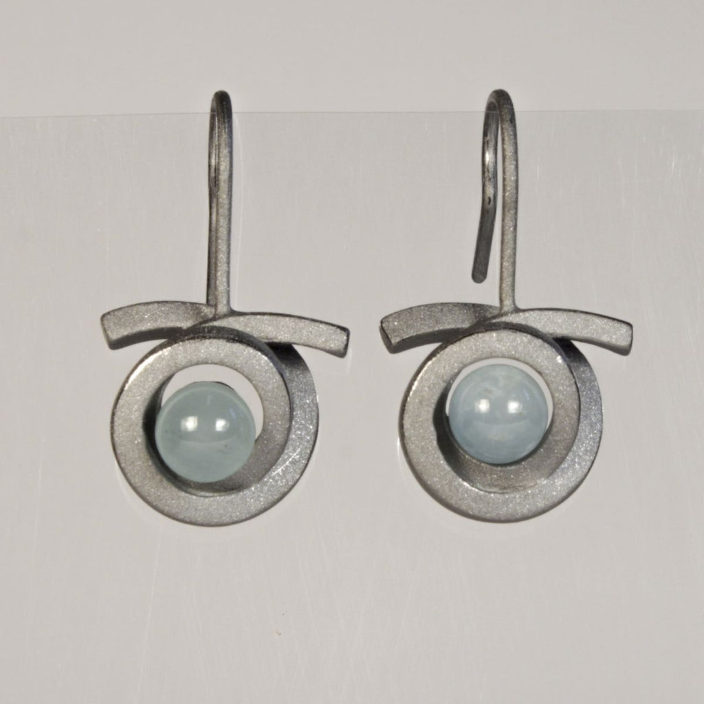 Ohrhänger Perl Spirale