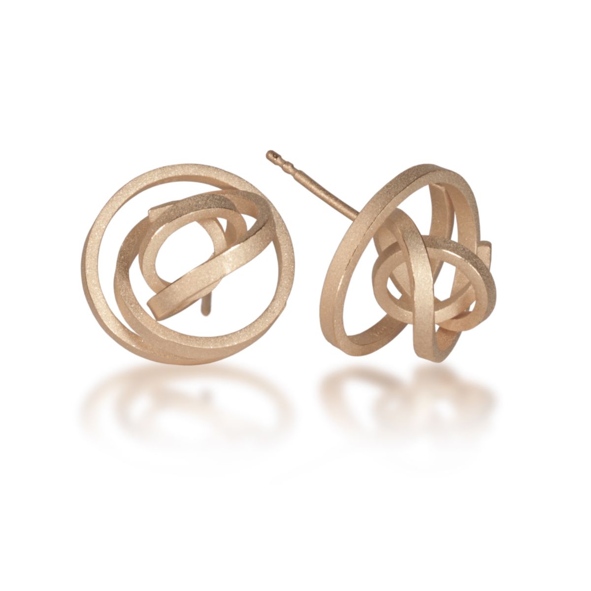 Ohrstecker Kugel Knoten