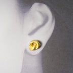 Ohrstecker Knoten kantig groß