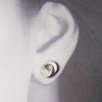 Ohrstecker Knoten kantig groß