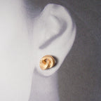 Ohrstecker Knoten kantig groß