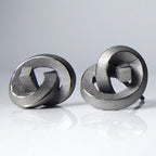 Ohrstecker Knoten kantig groß