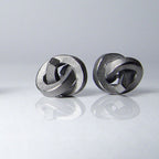 Ohrstecker Knoten kantig klein