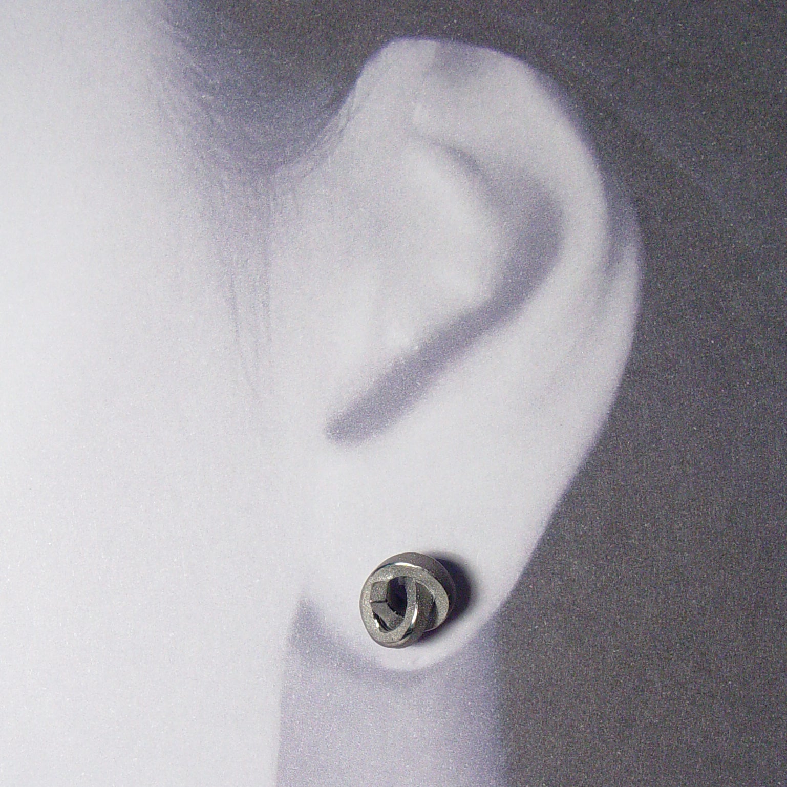 Ohrstecker Knoten kantig klein