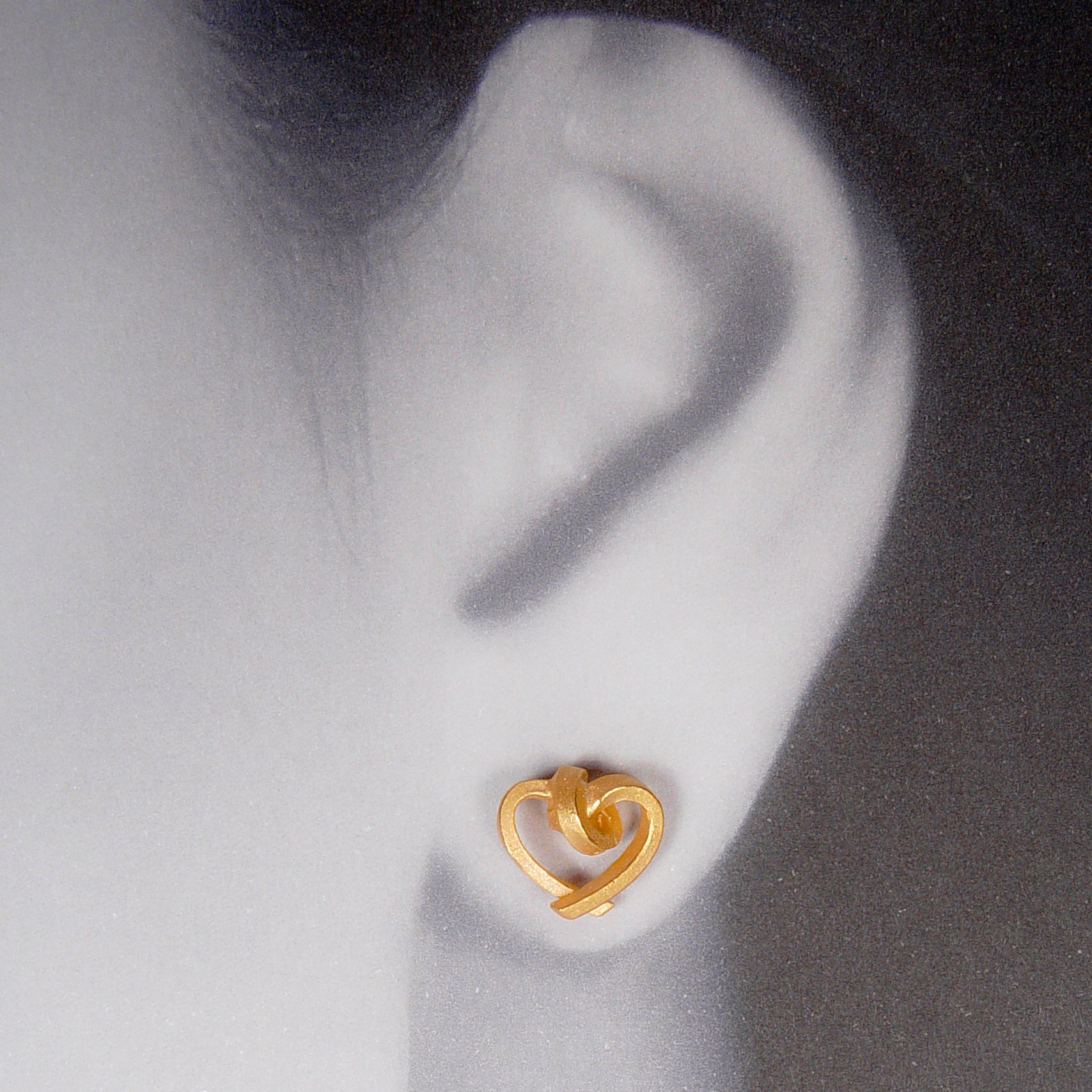 Ohrhänger Herzen groß