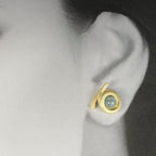 Ohrstecker Perl Spirale