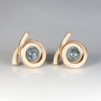 Ohrstecker Perl Spirale