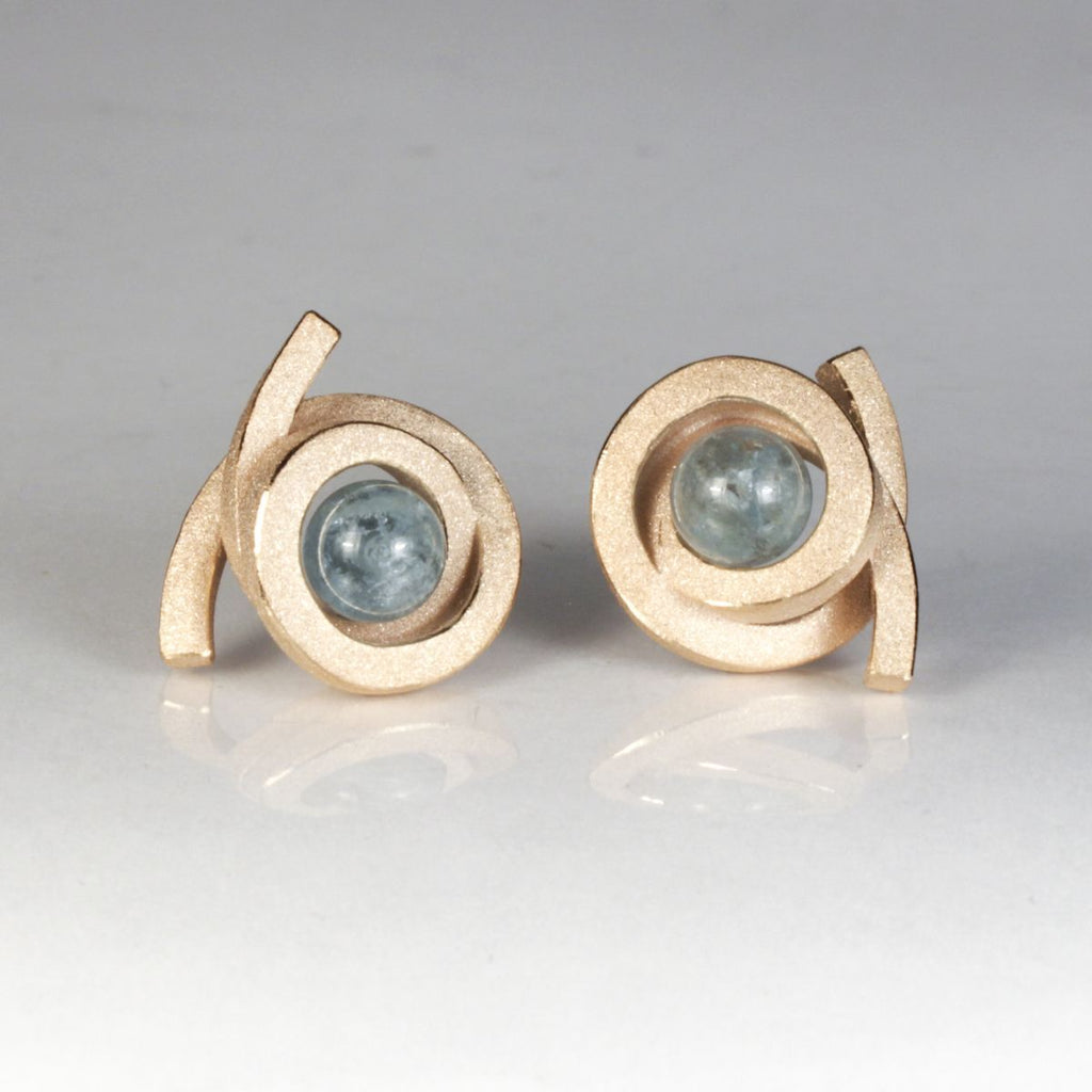 Ohrstecker Perl Spirale