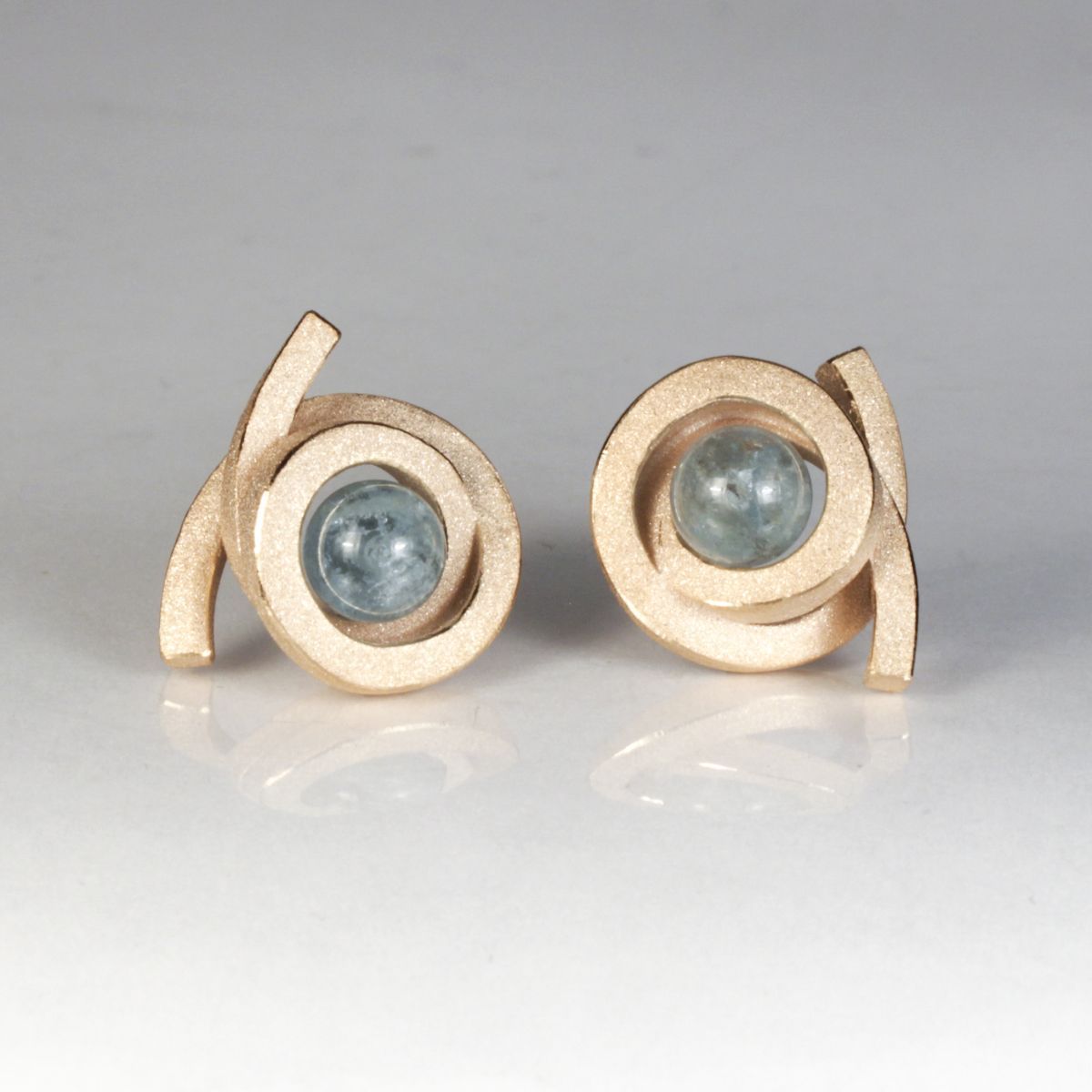 Ohrstecker Perl Spirale