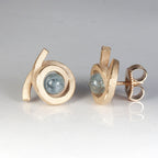 Ohrstecker Perl Spirale