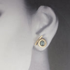 Ohrstecker Perl Spirale