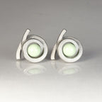 Ohrstecker Perl Spirale