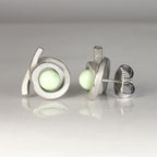 Ohrstecker Perl Spirale