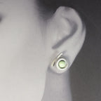 Ohrstecker Perl Spirale