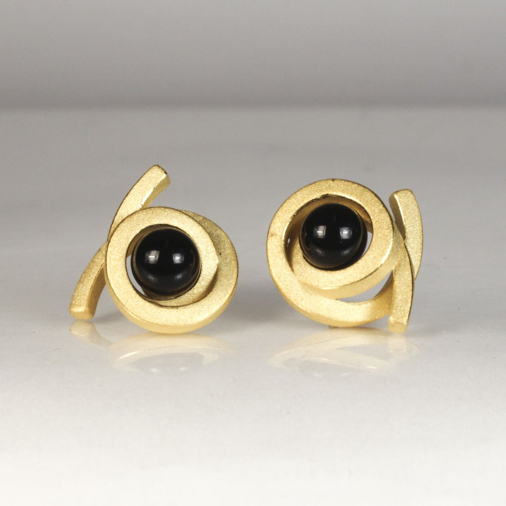 Ohrstecker Perl Spirale