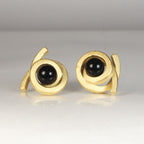 Ohrstecker Perl Spirale