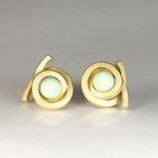 Ohrstecker Perl Spirale