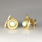 Ohrstecker Perl Spirale