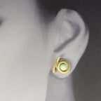 Ohrstecker Perl Spirale