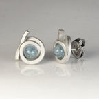 Ohrstecker Perl Spirale