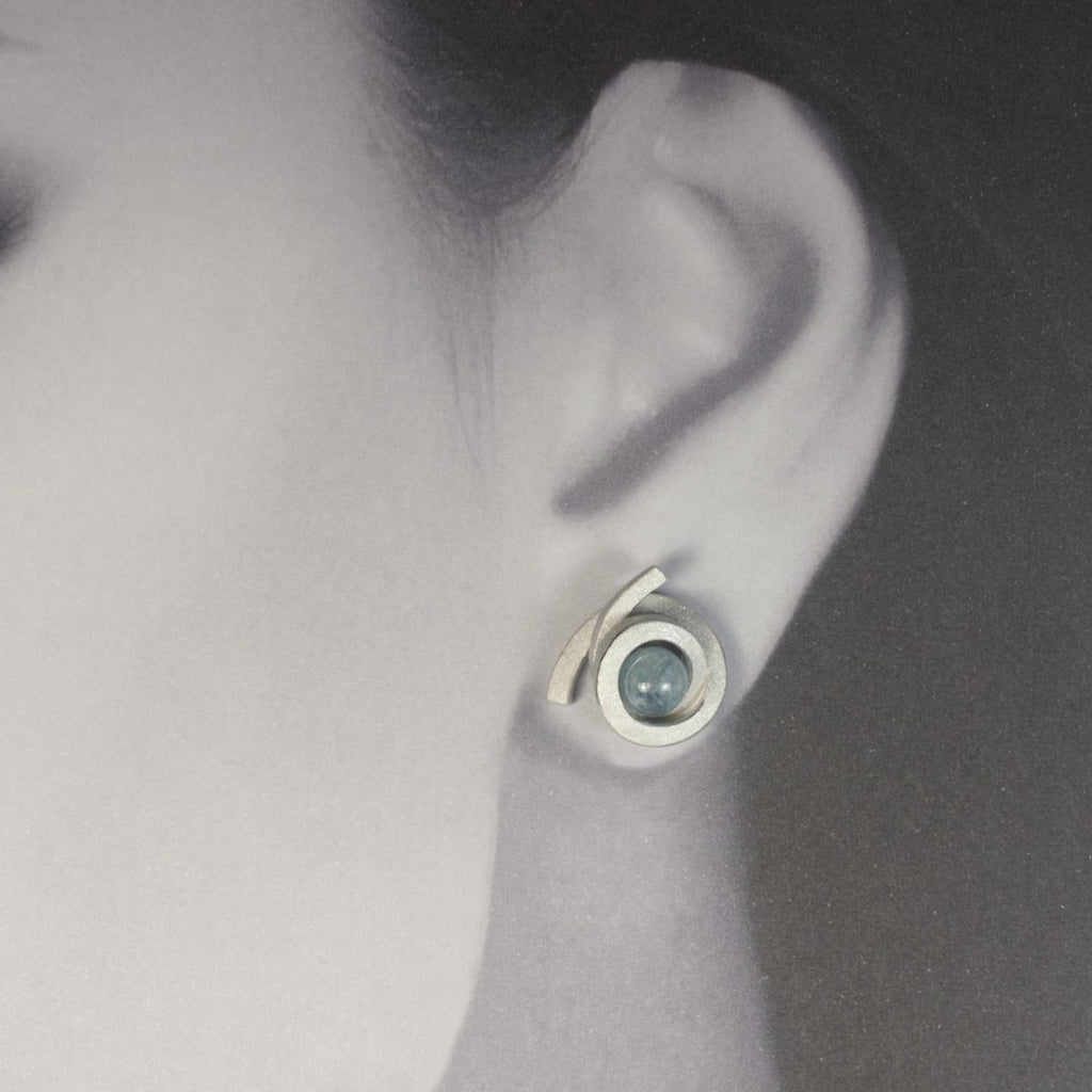 Ohrstecker Perl Spirale