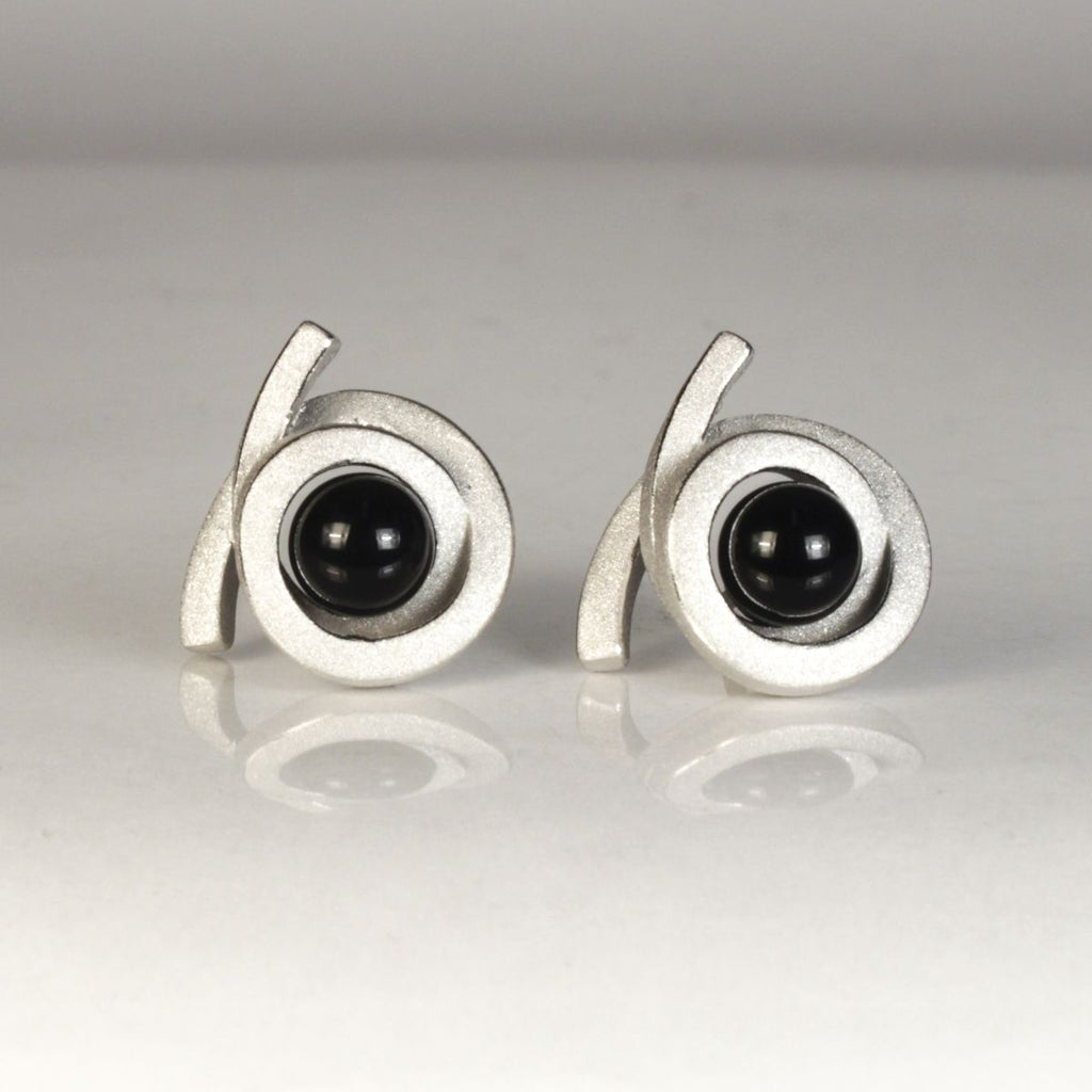 Ohrstecker Perl Spirale