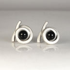 Ohrstecker Perl Spirale