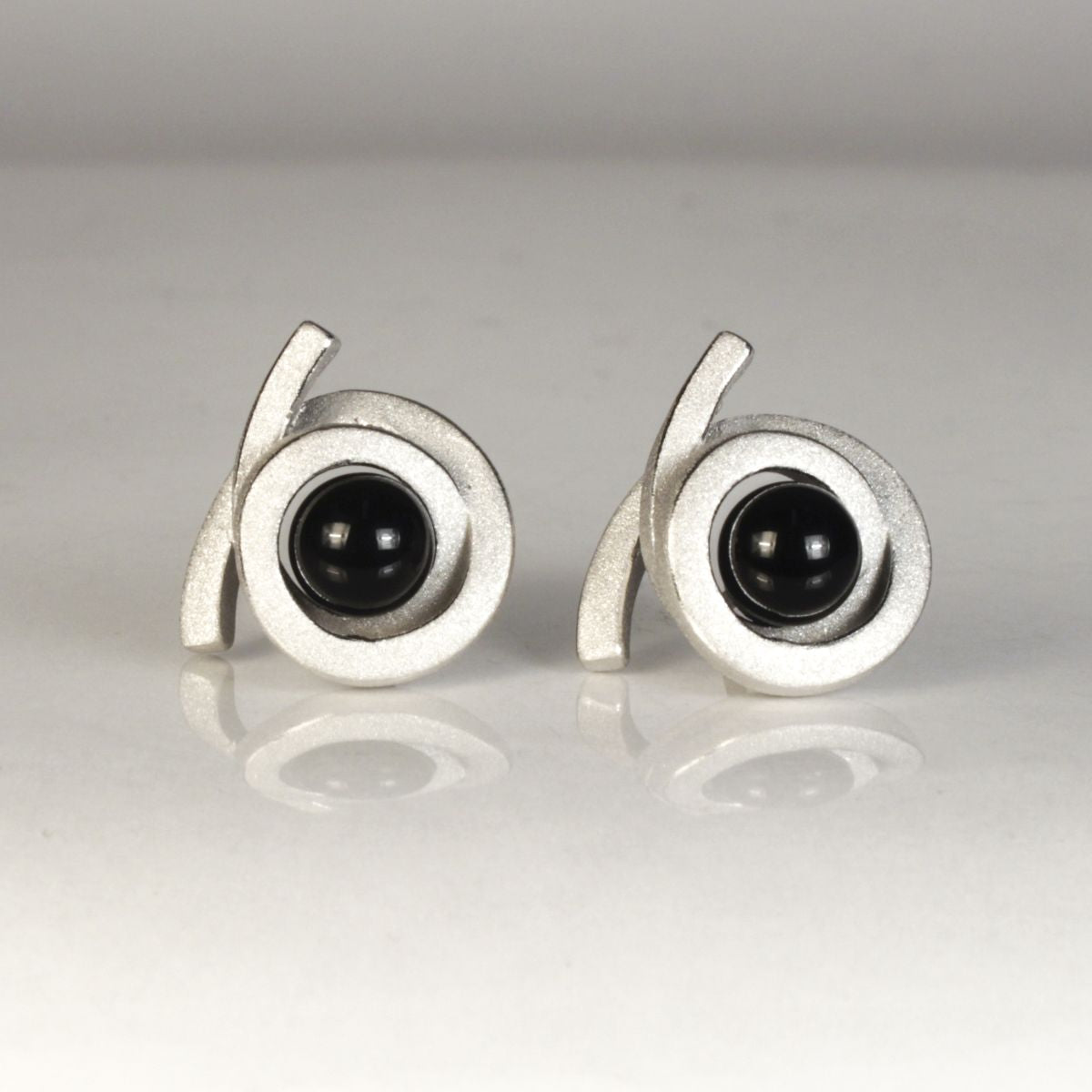 Ohrstecker Perl Spirale